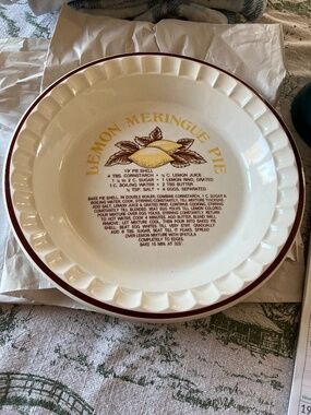 Lemon Meringue Pie Recipe, Pie Plate